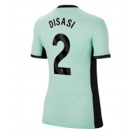 Chelsea Axel Disasi #2 3rd trikot Frauen 2023-24 Kurzarm